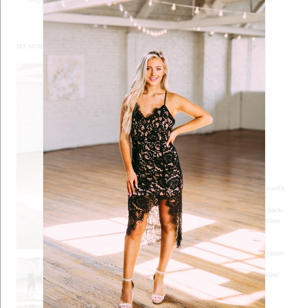 Midnight Lace Dress